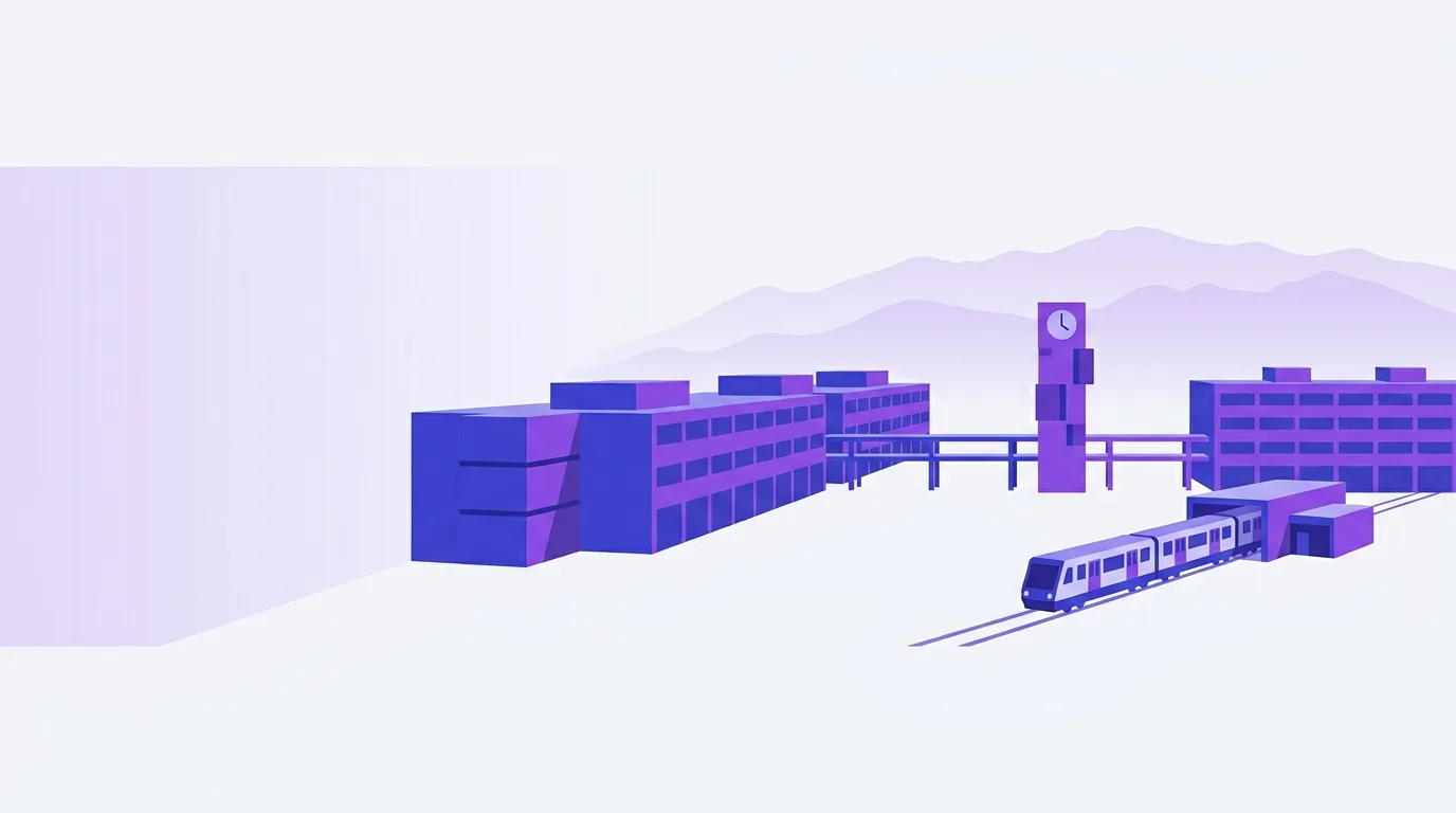 Ilustración del campus de Cantoblanco (UAM)